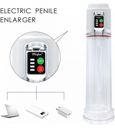Pumps & Enlargers Electric Penis Pump Vacuum Pump Male Enhancement Penis Growth Pump USB Rechargeable Presure Adjustment 4 St...