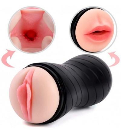 Male Masturbators Men Sexy Toyes Sex Toys4men Male Sucker Or*al Ton*GUE Deep Throat Lip Sucking Toy Safe Silicon Trainer Arti...