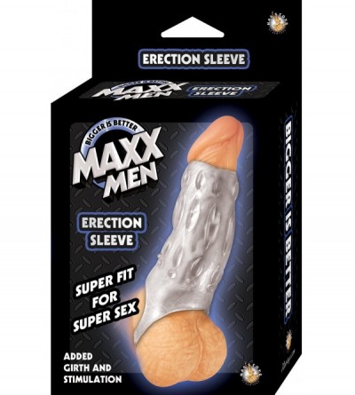 Pumps & Enlargers Maxx Men Erection Sleeve- Clear - Clear - CJ124891ZEP $10.70