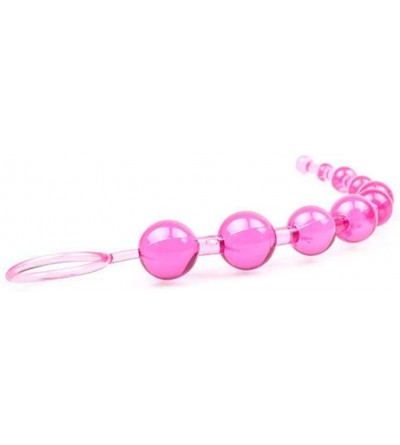 Vibrators Novelty Anal Jelly Beads Plug Anus Massager for Women- 10 Beads Adult Sex Toy - Anal Plug - CB18LXIZDXA $9.60