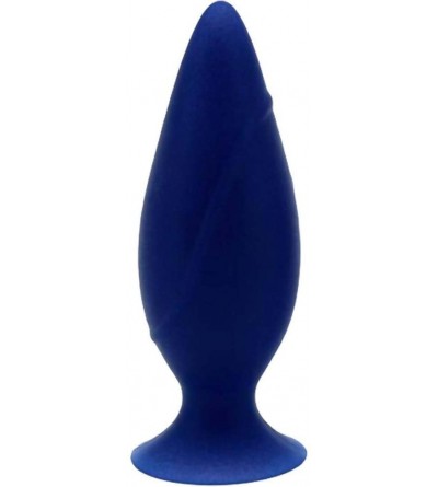 Anal Sex Toys Corked Medium Butt Plug - Blue - CU11C4QVDVZ $21.11