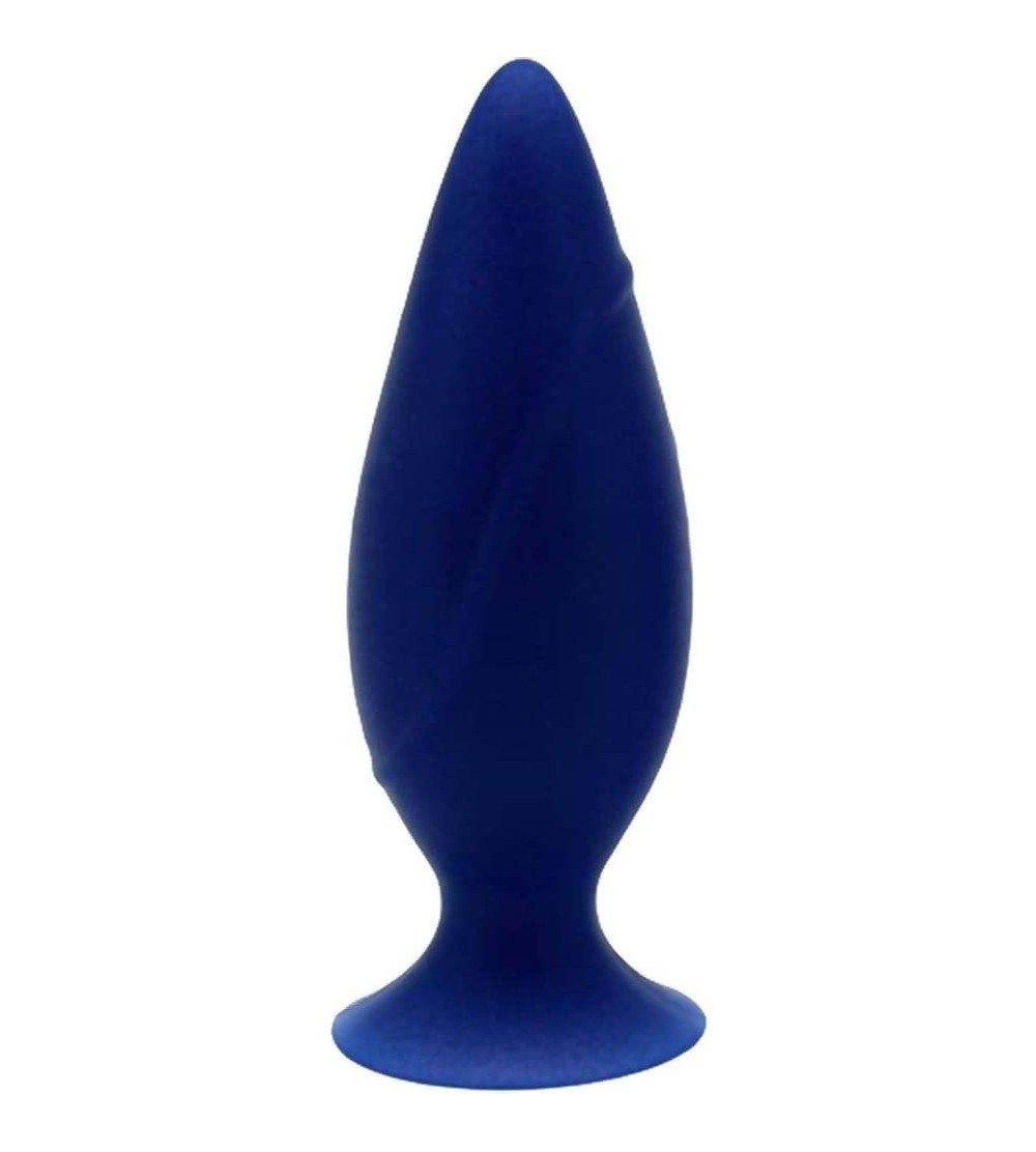 Anal Sex Toys Corked Medium Butt Plug - Blue - CU11C4QVDVZ $10.14