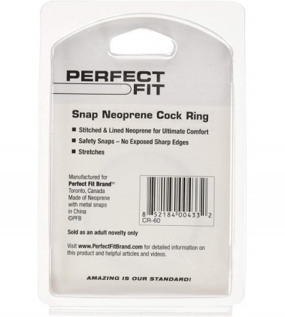 Penis Rings Snap C Ring- Black - CB1107LO2IZ $10.32