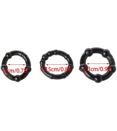 Penis Rings 3pcx Soft Stretchy Pennis Cook Ring Erectlon Keeper Enhancer Prolong Toy for Men érocti Adūlts Game - CD18ZD0AI0X...