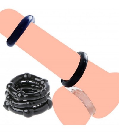 Penis Rings 3pcx Soft Stretchy Pennis Cook Ring Erectlon Keeper Enhancer Prolong Toy for Men érocti Adūlts Game - CD18ZD0AI0X...