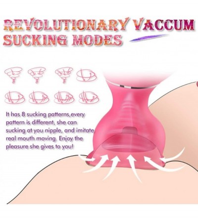 Vibrators Powerful Sucking Vibrator for Clitoral and Nipple Stimulation- Oral Sex Toy with 8 Sucking Intensities- Mini Clit S...