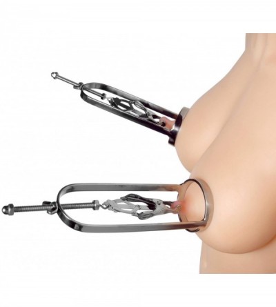 Nipple Toys Stainless Steel Clover Clamp Nipple Stretcher - CT11K0SIPBZ $31.73