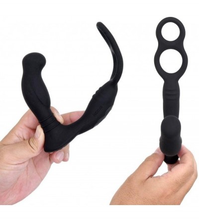 Anal Sex Toys Nexus Simul8 6-Function Dual Prostate and Perineum Stimulator with Cockring - CE18UW3QHU8 $39.81