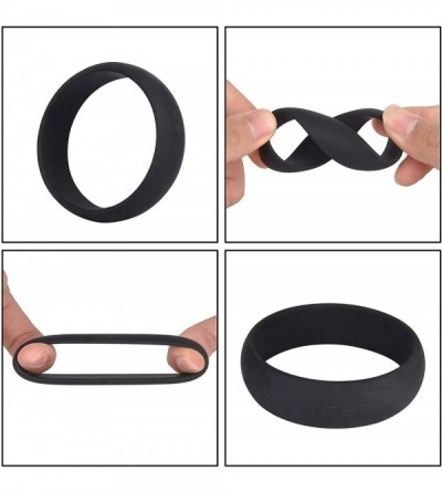 Penis Rings 6 Different Size Cock Rings - Medical Grade Soft Silicone Penis Rings - Better Sex - Cock Ring- Penis Ring - CS18...