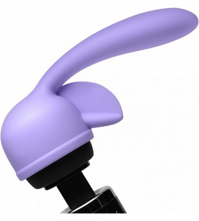 Dildos Fluttering Kiss Dual Stimulation Silicone Wand Massager Attachment- Purple (AD440) - C411GH94051 $45.10