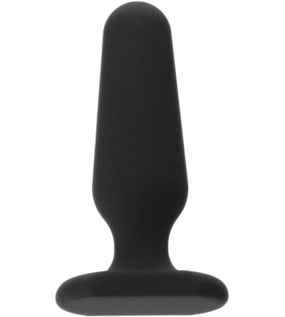 Anal Sex Toys Toys All About Anal Seamless Silicone Butt Plug- Black- 3 Inch - Black - C711SZ5SFSD $20.30
