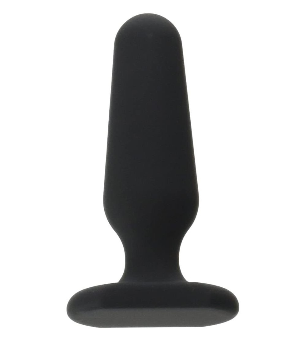 Anal Sex Toys Toys All About Anal Seamless Silicone Butt Plug- Black- 3 Inch - Black - C711SZ5SFSD $8.93