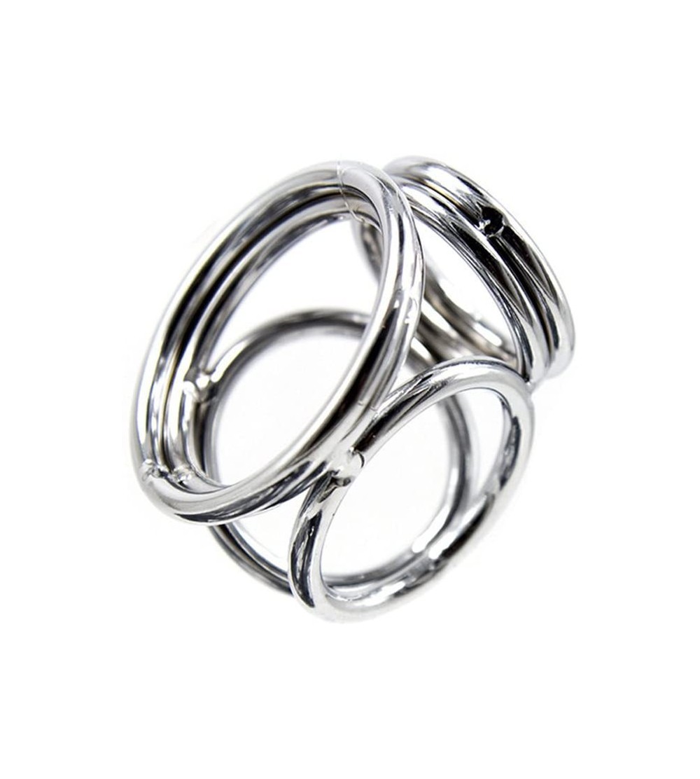 Penis Rings Adult Sex Toys For Men Cock Ring Male Chastity Device Stainless Steel Penis Rings Cock Cage Delay Ejaculation Met...