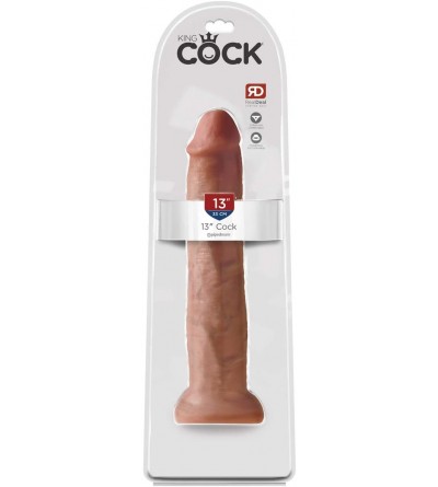Anal Sex Toys King Cock- Tan- 13 Inch - CW18I55L04E $44.24