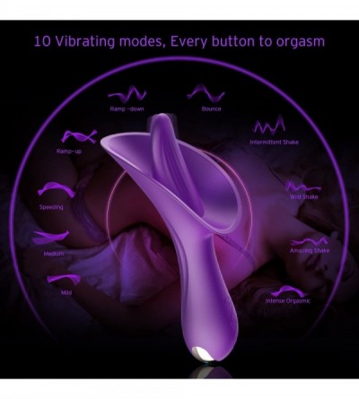 Vibrators G Spot Clitoral Stimulation Vibrator Adult Sex Toys- Powerful Silicone Waterproof Rechargeable Nipples Vagina Clit ...