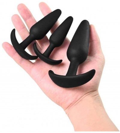 Anal Sex Toys Anal Trainer Kit Butt Plug 3 PCS Silicone Anal Training Plugs Soft Prostate Massager Sex Toys for Beginners Adv...