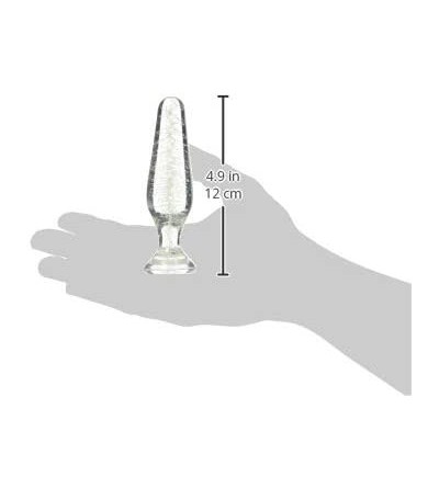 Anal Sex Toys Firefly Glass Tapered Plug- Clear- Clear - CT188M2LZDI $12.90