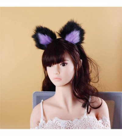 Anal Sex Toys Tail Ear Plùg Set Collar Bell Multicolored Fox Bùtt Anime Leather Stainless Headband Plush Cosplay Maid Toy As ...