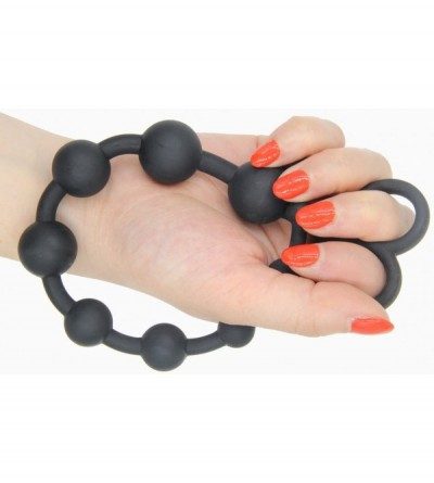Anal Sex Toys Anal Toys Prostate Massager Anal Beads 100% Silicone Anal Sex Toys Butt Plugs for Men - C211YKXHDEL $23.85