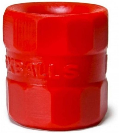 Penis Rings Bullballs 2 Ballstretcher Silicone Smoosh (Red) - Red - CJ199AWQGTI $21.33