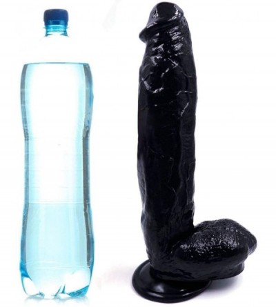 Dildos 12 Inch Realistic Dildo- Body-Safe Material Lifelike Huge Penis with Strong Suction Cup for Hands-Free Play- Flexible ...