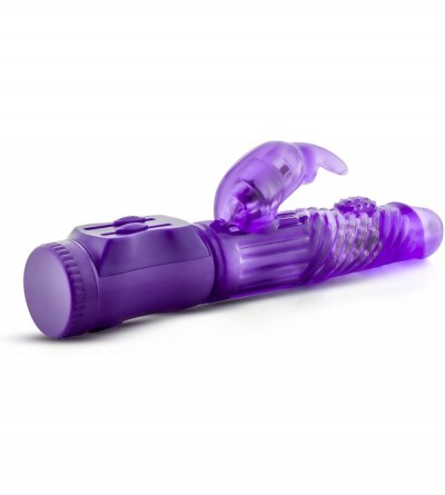 Vibrators 8" Multi-Speed Rabbit Vibrator - Rotating Pleasures - Sex Toy for Women - Sex Toy for Couple (Purple) - Purple - C0...