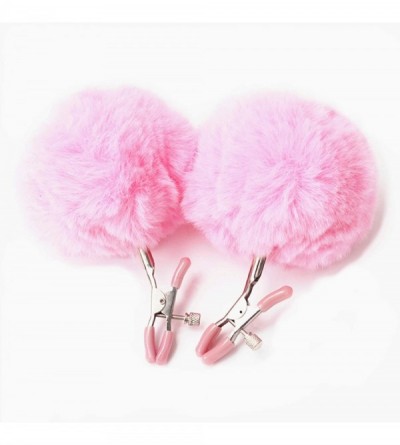 Nipple Toys Cosplay Toys Lover Gift Breast clip for Women Men Costume Games- Pink- 7.5cm - CD18KERC7ZX $10.78