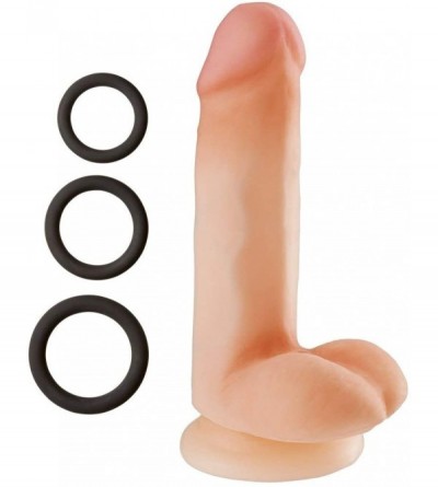 Dildos Dual Density Real Touch Dildo Dong Sextoy (Flesh) - Flesh - CX18E03H9G8 $52.36