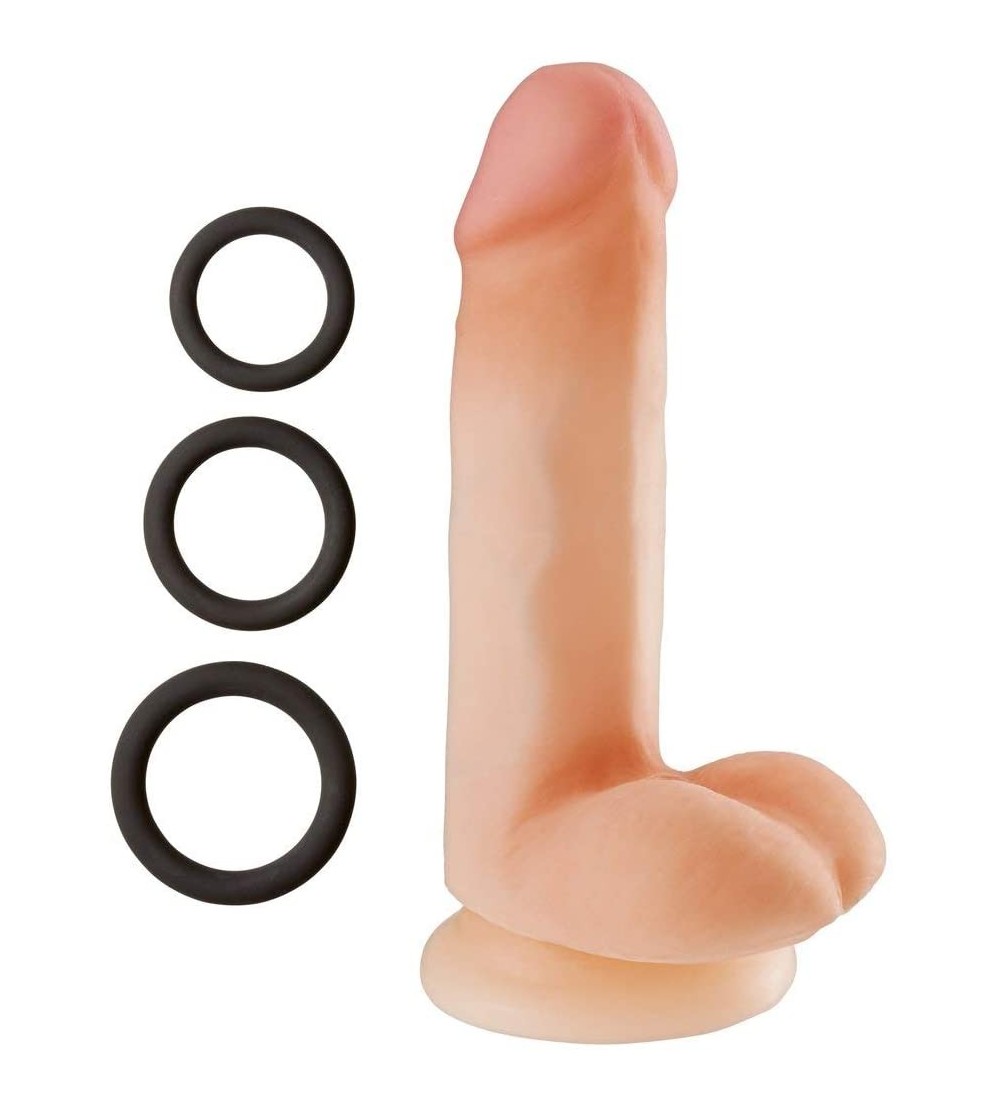 Dildos Dual Density Real Touch Dildo Dong Sextoy (Flesh) - Flesh - CX18E03H9G8 $26.89
