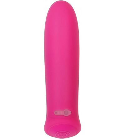 Vibrators Pretty in Pink Silicone Rechargeable Personal Vibrator- 3.5 Inch- Pink - CV12NGGQELS $20.50