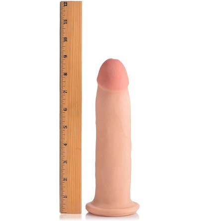 Dildos Ultra Real Dual Layer Suction Cup Dildo Without Balls- 9 Inch - C118NI6X0Y2 $59.18