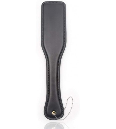 Paddles, Whips & Ticklers Black Handmade Leather Spanking Hand Shoot Couple Toys Adult Products(Black) - CB19CGK5KKX $17.02