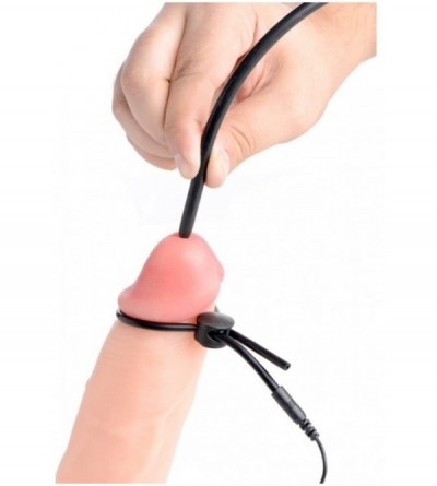Penis Rings Jolted Cock and Ball Strap with Penis Stim - C8180OZ3YK9 $34.10
