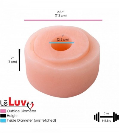 Male Masturbators Cylinder Seal Vacuum Penis Pump Donut Realistic Mouth Opening Soft Silicone 2 Pack - Mouth - C9193WKO854 $8.76