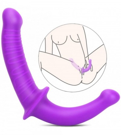 Dildos Strapless Strap-on Dildo - Realistic Silicone Dildo for Anal Vagina Stimulation- Liam Double Dong Adult Sex Toy for Ma...