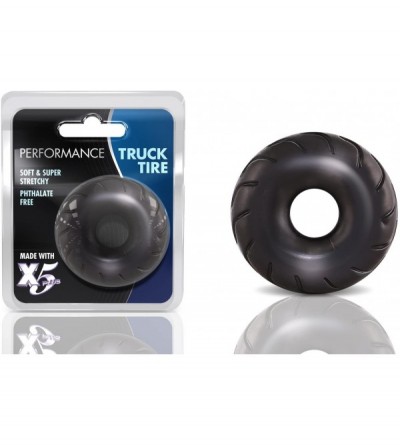 Novelties Super Elastic Truck Tire Cock Ring - Strong Cockring - Prolong Erection - Sex Toy for Men (Black) - C811FB7KVF3 $10.61