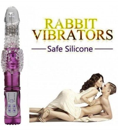 Vibrators 12 Speeds Multi-Frequency Thrusting Rotating Viberate Large Size Rabbit Toys for Women Pleasure - CE18EGKRS78 $16.39