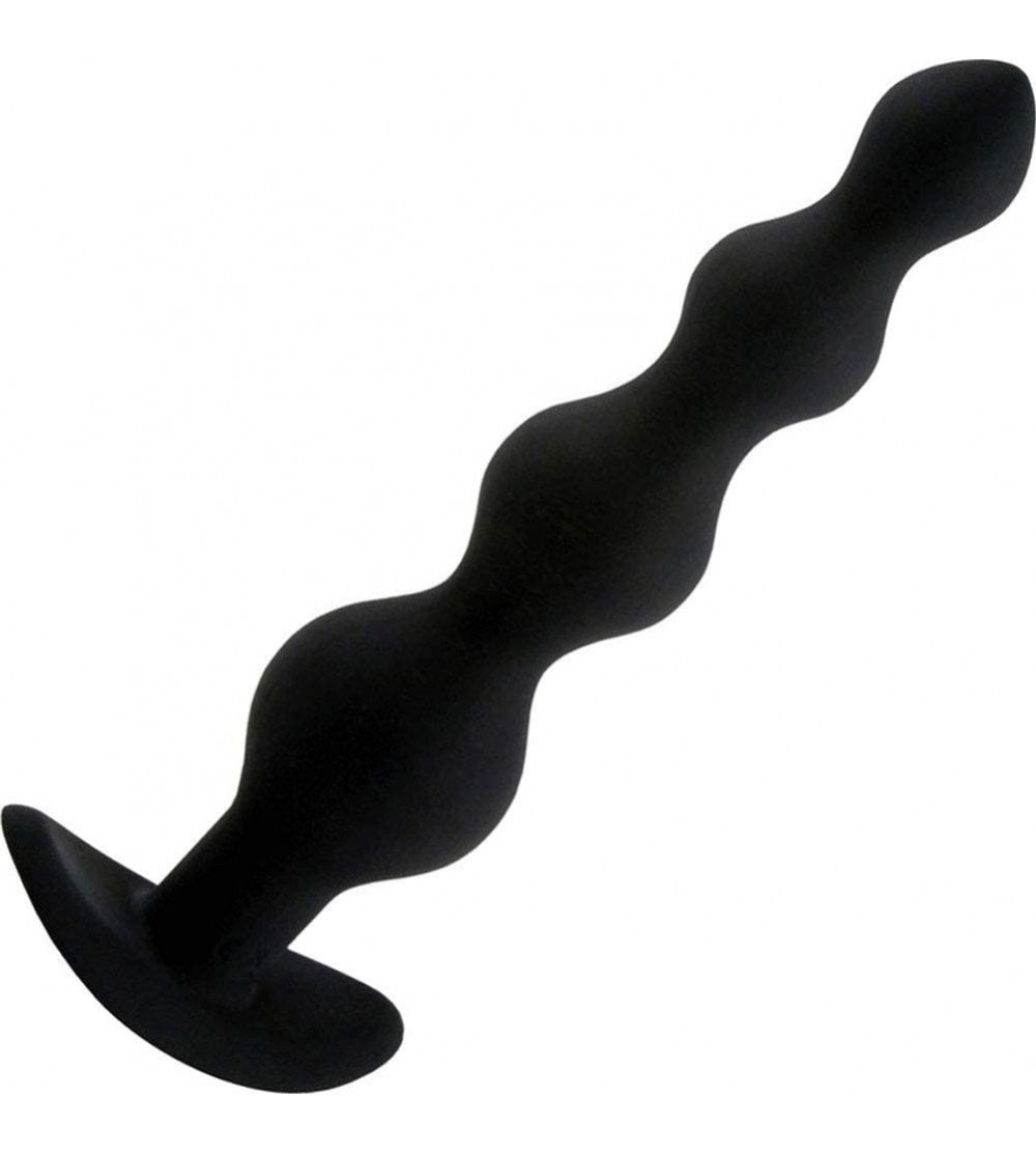 Anal Sex Toys Earth Quaker Anal Vibe Just Black for Men's - C912JD1Y9OB $28.22
