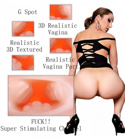 Male Masturbators Pocket Pussy-Male Masturbator Realistic Vagina Sex Toys for Men-Male Mastubration Stroker Male Sex Toys - W...