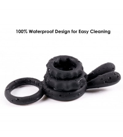 Penis Rings Ridmii Cock Rings Set Super Soft Silicone Penis Rings Premium Stretchy Adult Sex Toy Erection Enhancing and Orgas...