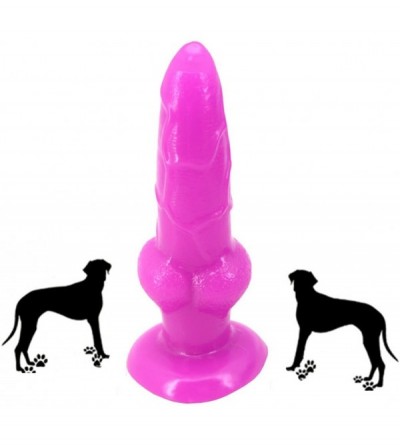 Dildos Realistic Dildo Animal Dog Penis Waterproof Adult Toy Cock for Women(Purple) - C9185K940YT $50.28