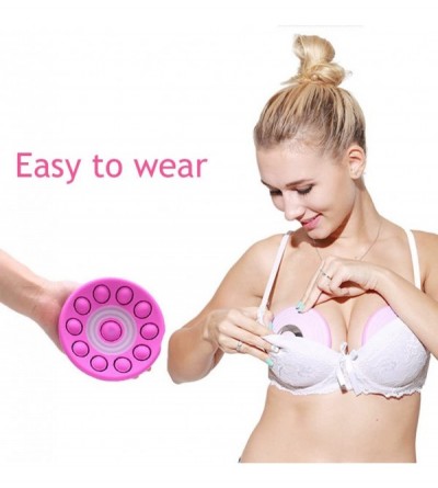 Vibrators Breast Massage Wireless Vibrating Silicone Chest Breast Enhancer Enlargement Invisible Electric Breast Massager - C...