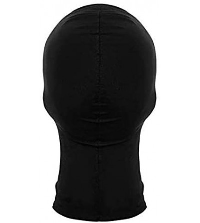 Restraints Strong Elastic Spandex Mask Hood with Open Eyes and Mouth Holes - Black 2 - CM127ILS4W1 $6.82