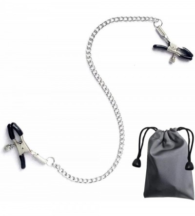 Restraints Nipple Clamps Body Chain with Adjustable Clip-Women Necklace Entertainment Chain Clamp Clothing Accessories with S...