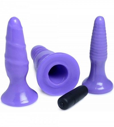 Anal Sex Toys Simply Sweet Plug Trio- Perky Purple - Perky Purple - CI18GK8T0G8 $43.87