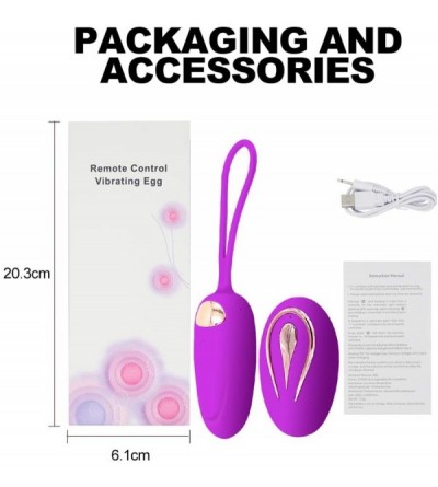 Vibrators 12 Frequencies Wireless Remote Control Multi-Modes Powerful Bullet Vib USB Rechargeable Waterproof C-Stimulator for...