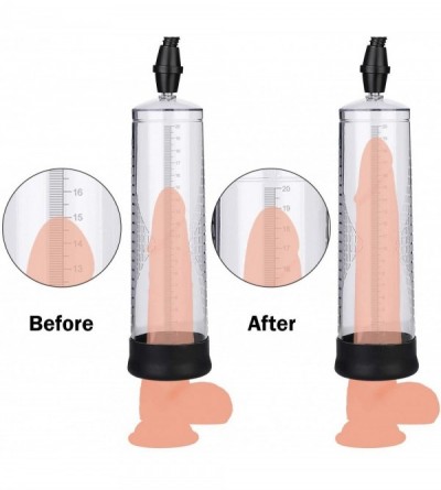 Pumps & Enlargers Automatic Penis Pump with 3 Suction Intensities- USB Rechargeable Electronic Vacuum Pump for Stronger Bigge...