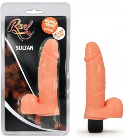 Vibrators 6" Realistic Petite Beginner Multi Speed Adjustable Vibrating Dildo Sex Toy for Women Men Anal Clitoral - Beige - C...