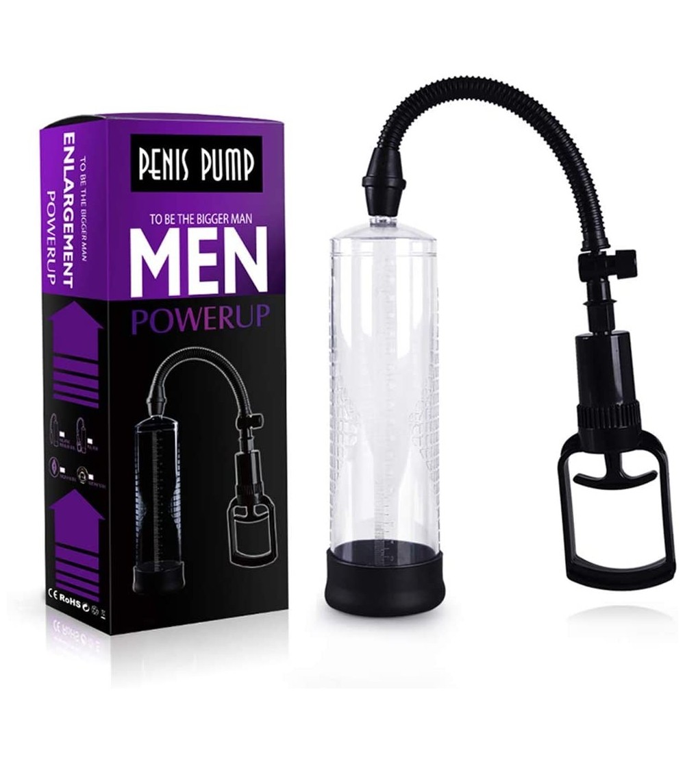 Pumps & Enlargers Manual Massage Mens Pênīs Vacuum Pump- Men's ED Length Device- for Men to Increase Size with 8.66 Inches Bi...
