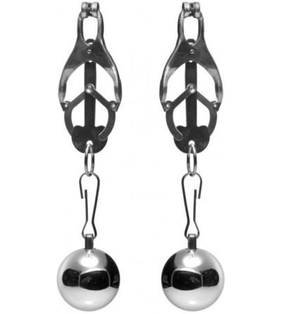 Nipple Toys Deviant Monarch Weighted Nipple Clamps - CV11T9R37A1 $54.17
